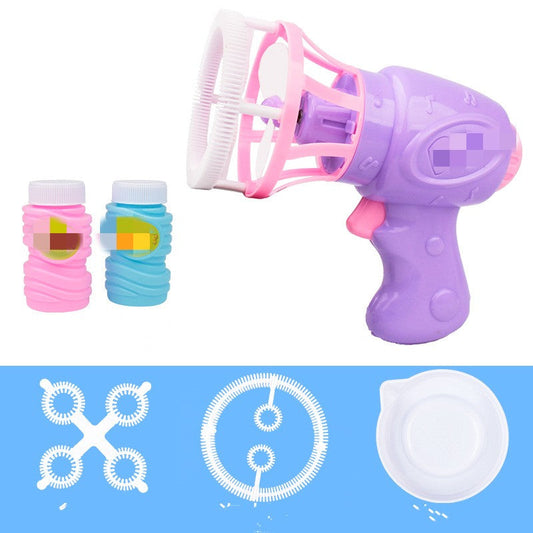 Automatic Electric Fan Bubble Gun