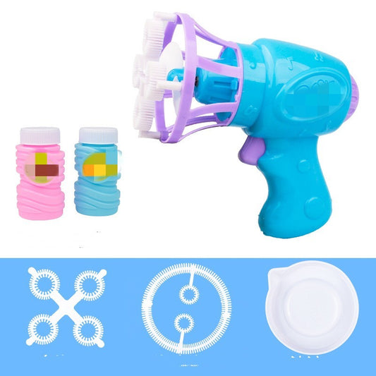 Automatic Electric Fan Bubble Gun