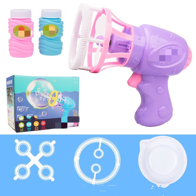 Automatic Electric Fan Bubble Gun