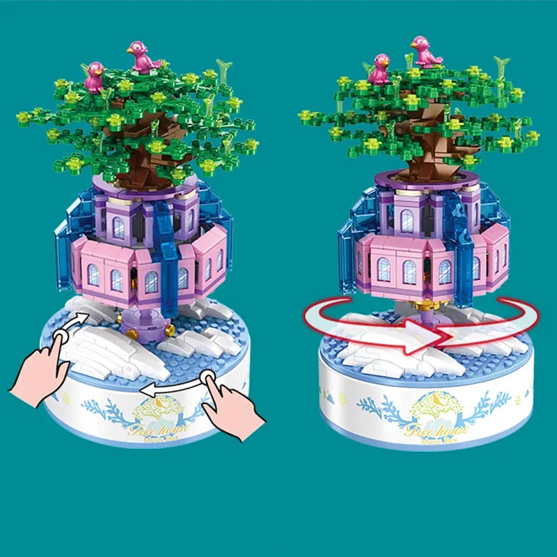 City in the Sky Music Box 457pcs